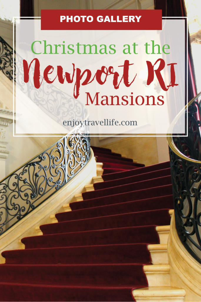 Scenes from the Gilded Age [Photo Gallery] Newport, Rhode Island | No expense was spared in the luxurious homes of Newport's affluent. Catch a glimpse of these opulent mansions in festive Christmas decorations.