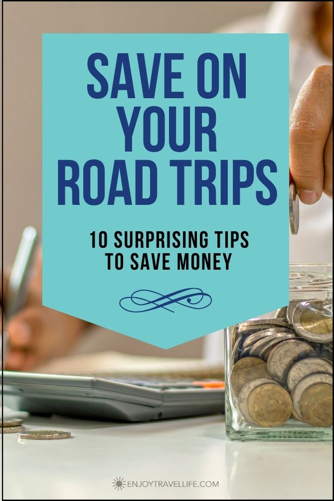 10 Surprising Tips on How to Save Money on a Road Trip 10 Road trip savings jar