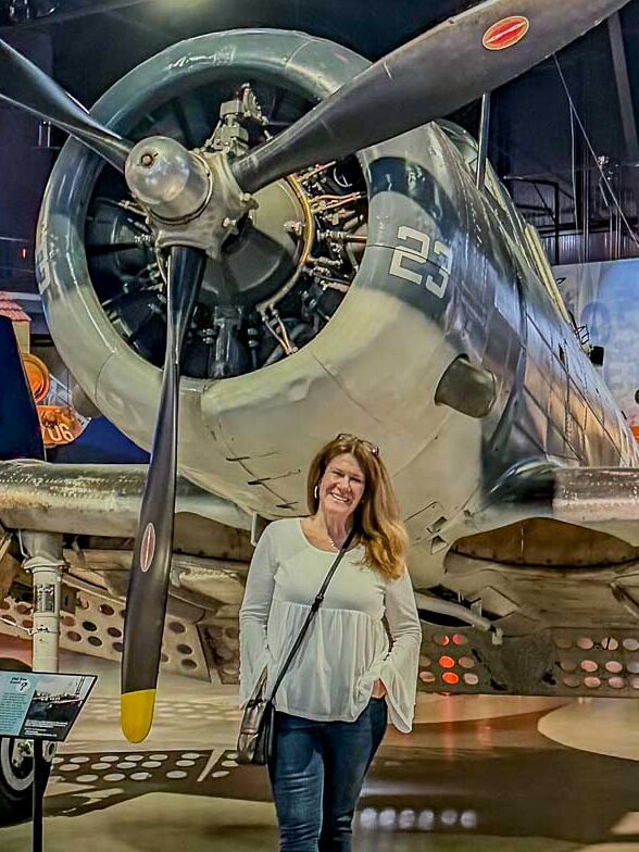 Jackie Gately at the American Heritage Museum in Hudson MA