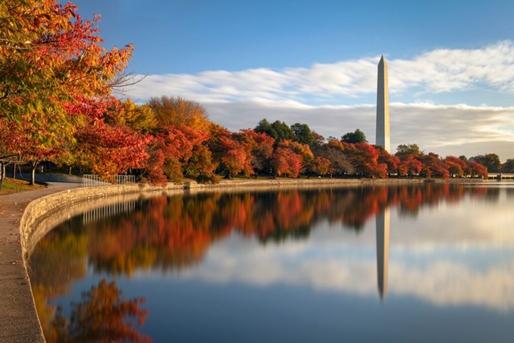 washington DC in autumn
