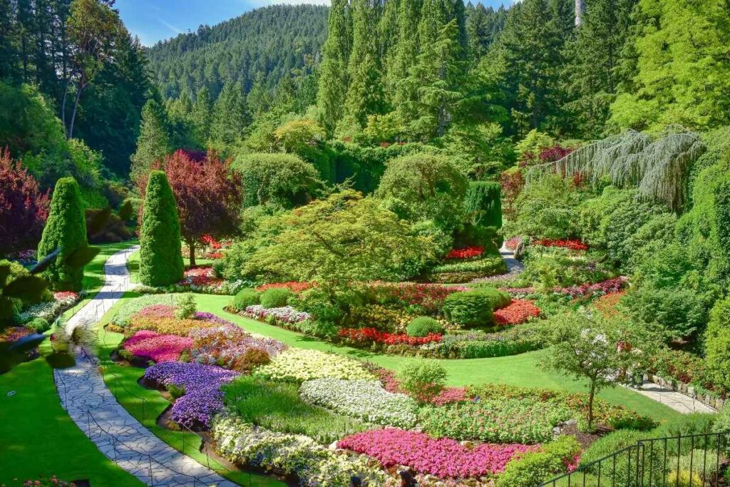 butchart gardens in british columbia canada