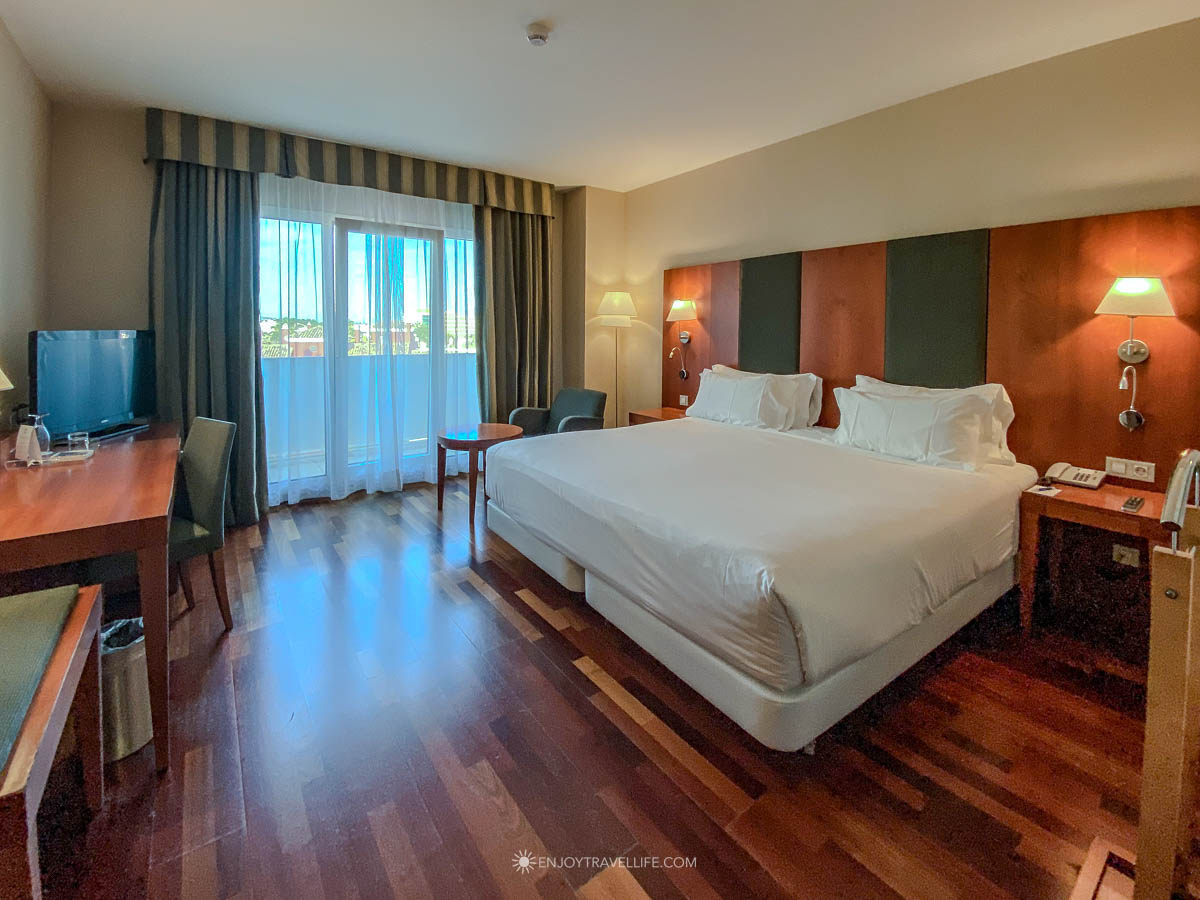 Boutique hotel room interior in Marbella, Spain