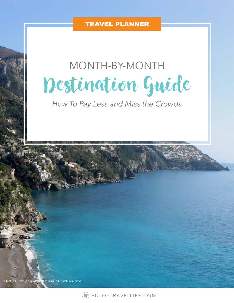 Cover of the free When to Visit 36 Dreamy Destinations guide from Enjoy Travel Life.