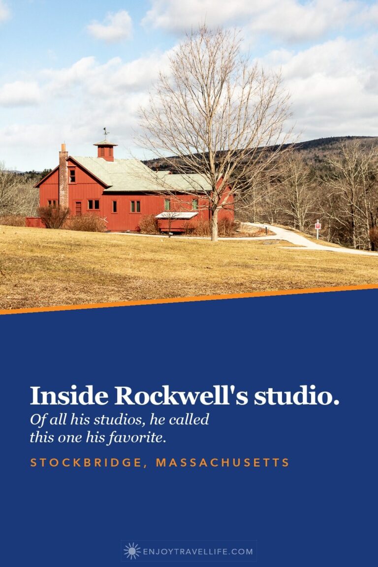 Norman Rockwell's red barn studio on the grounds of the Norman Rockwell Museum in Stockbridge, Massachusetts.